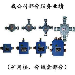 我公司部分服务业绩（矿用接、分线盒部分）